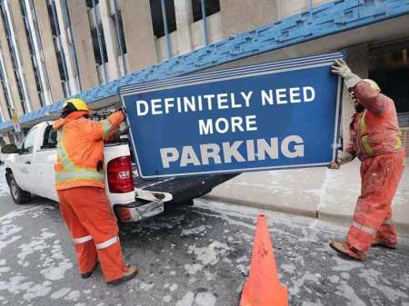 Windsor residents took to social media sharing internet memes that criticize the city's decision to eliminate retail space along Pelissier Street to make way for more parking. (Windsor Needs More Parking/Facebook)