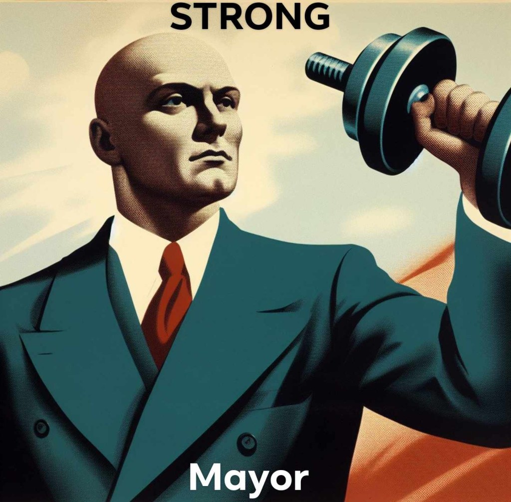 STRONG MAYOR - (Image Created from Designer. Powered by DALL·E 3)