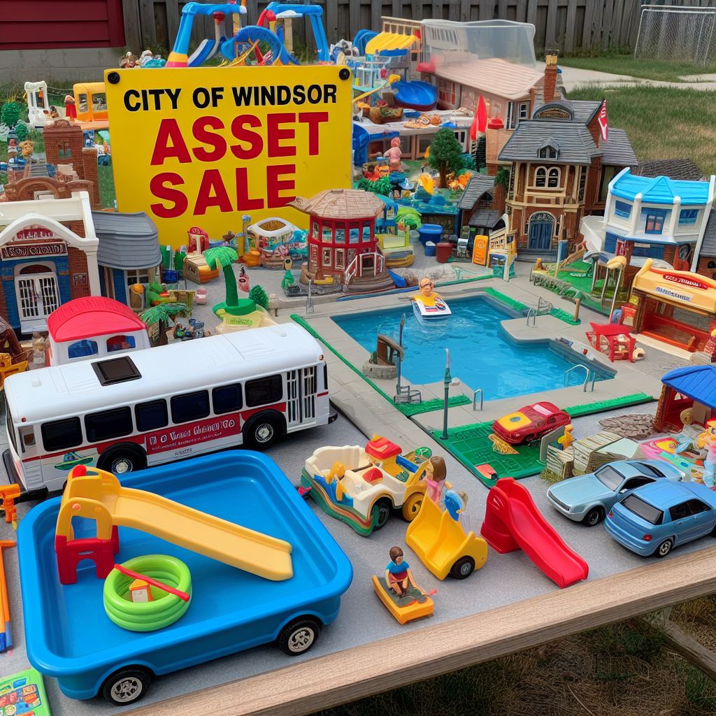 City of Windsor Asset Sale - (Image Created from Designer. Powered by DALL·E 3)