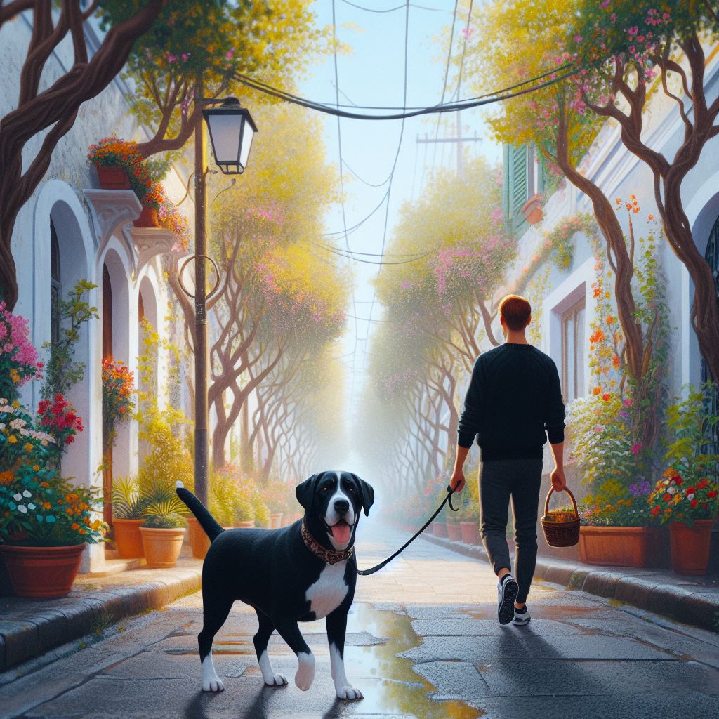 Izzy Loves Alleys (Image Created from Designer. Powered by DALL·E 3)