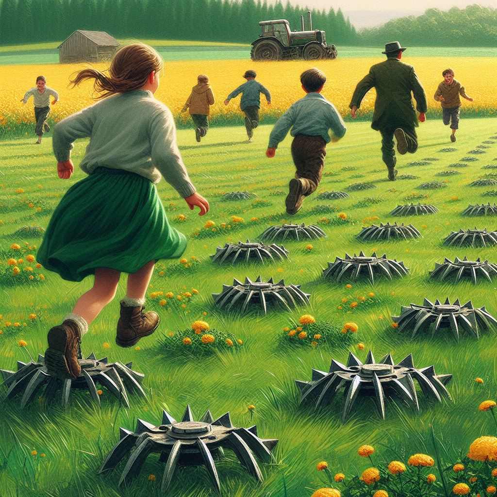 What's a Caltrop? (Image Created from Designer. Powered by DALL·E 3)