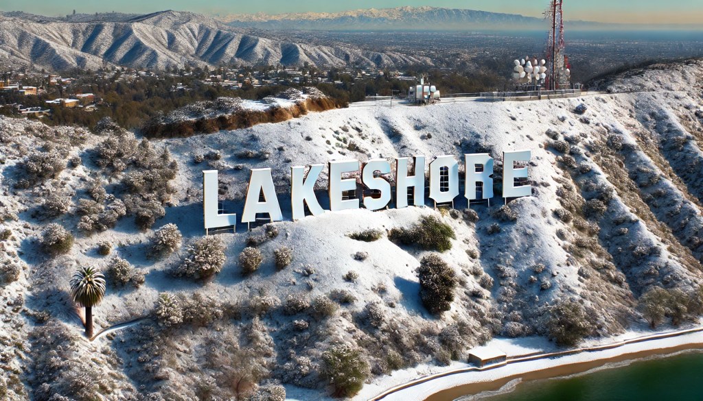 Lakeshore cocaine (Image Created from Designer. Powered by DALL·E 3)