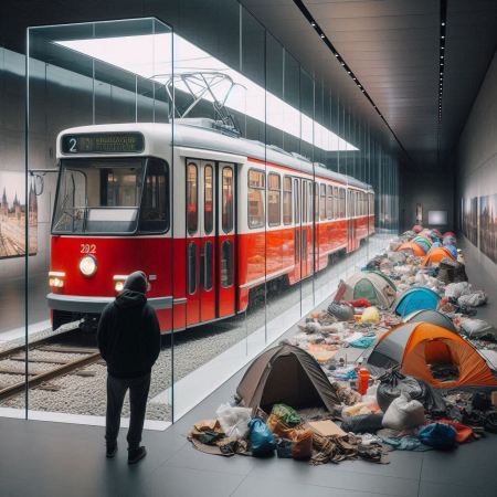 Streetcar Housing (Image Created from Designer. Powered by DALL·E 3)